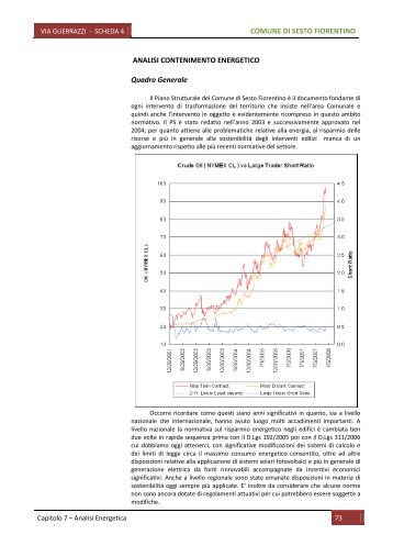 Analisi Energetica - Comune di Sesto Fiorentino