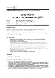 functieomschrijving - pdf - Jobpunt Vlaanderen