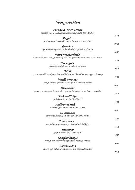 "menukaart" (pdf) - Dinnersite