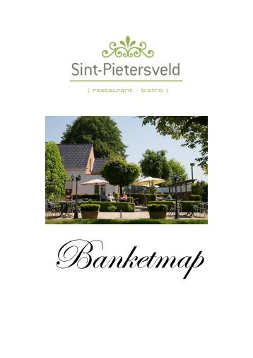 Banketmap “Sint-Pietersveld” - Restaurant Sint Pietersveld