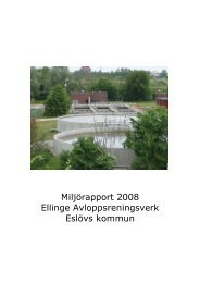 Läs vår miljörapport för 2008 om Ellinge reningsverk - VA Syd