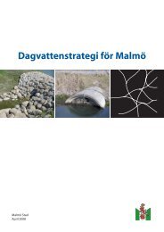 Dagvattenstrategi för Malmö - VA Syd