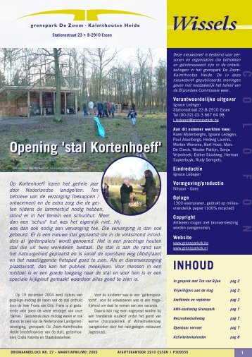 Wissels 27.indd - Kalmthoutse Heide