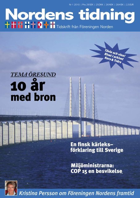 Nordens Tidning nr 1 2010 - Föreningen Norden