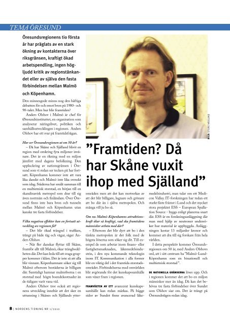 Nordens Tidning nr 1 2010 - Föreningen Norden