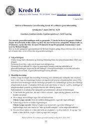 Referat af Kreds 16's ordinære generalforsamling 7. marts 2013