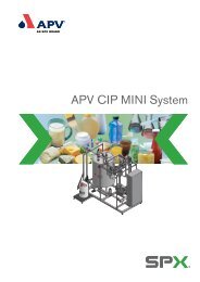 APV CIP MINI System - SPX Flow Technology
