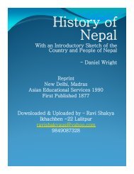 history of nepal. - Sanskrit Manuscripts Project, Cambridge