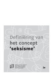 Definiëring van het concept seksisme (PDF, 935.56 ... - igvm - Belgium