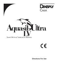Directions For Use - DENTSPLY