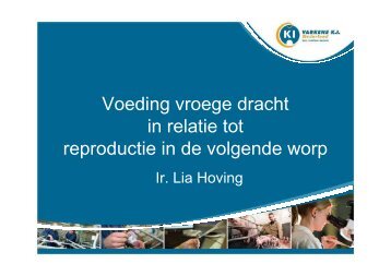 Presentatie Lia Hoving - Varkens KI Nederland