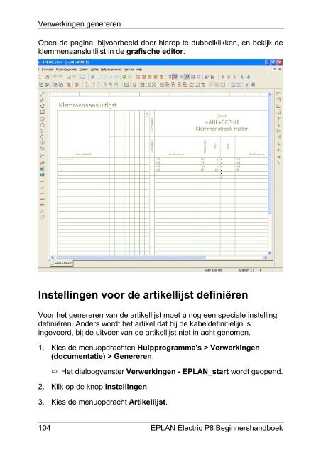 EPLAN Electric P8 beginners handboek (PDF)