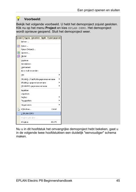 EPLAN Electric P8 beginners handboek (PDF)