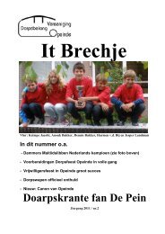 It Brechje - Opeinde
