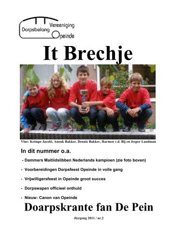 It Brechje - Opeinde