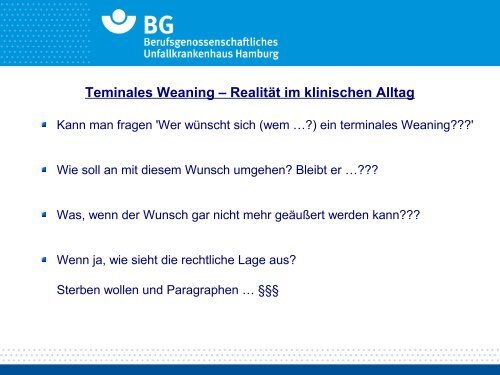 Weaning bei Querschnittlähmung – Voraussetzungen ... - MAIK