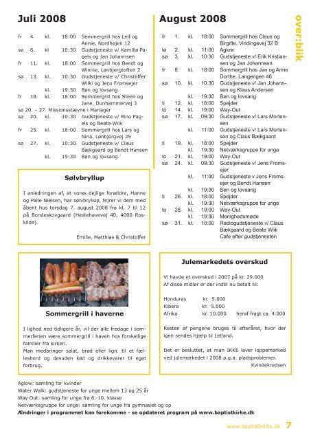 - glimt fra Baptistkirken i Roskilde - Roskilde Baptistkirke