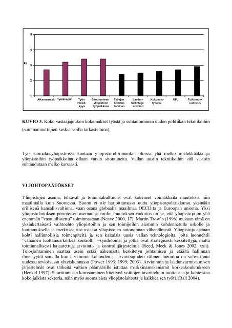 Suomen Akatemia VALTA-OHJELMAN HANKKEIDEN TULOKSET