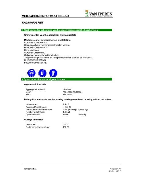 MSDS Kaliumfosfiet Van Iperen [NL-01.00]