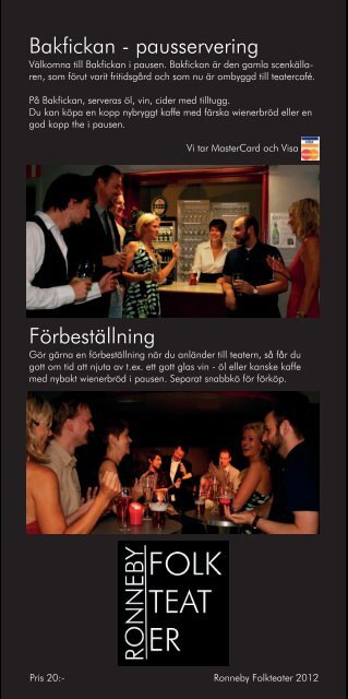 programblad - Ronneby Folkteater