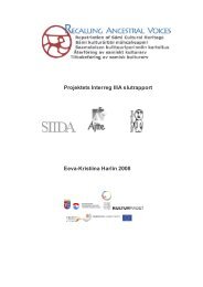 Projektets Interreg IIIA slutrapport Eeva-Kristiina Harlin 2008