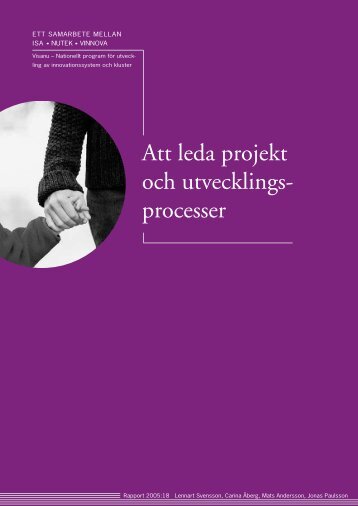 Att leda projekt och utvecklingsprocesser - APeL FoU