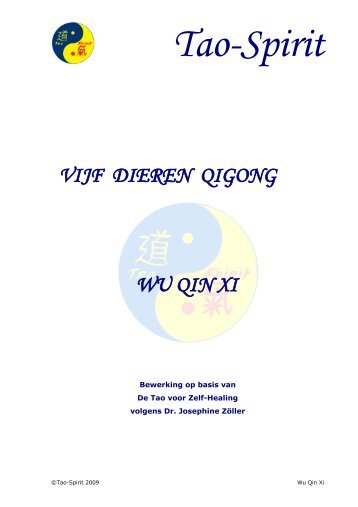 Vijf dieren Qigong - Tao Spirit