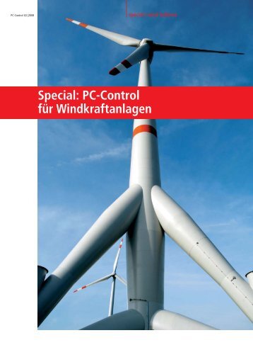 Spezial: PC-Control für Windkraftanlagen - Beckhoff