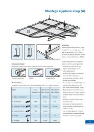 Installatieschema en verwerkingsrichtlijnen Gyptone - Gyproc