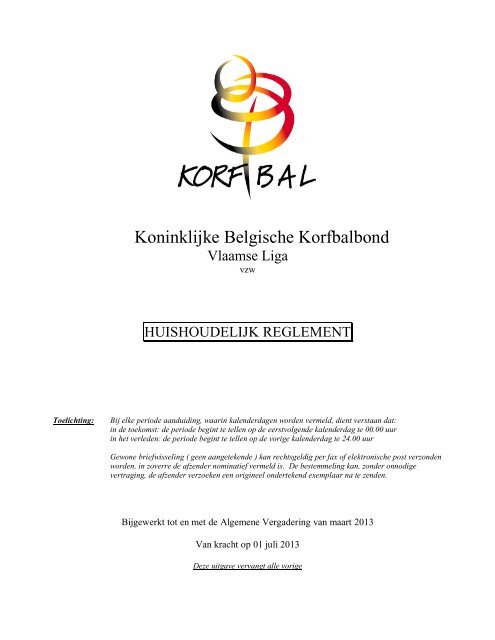 Huishoudelijk_Reglement_2013-07 - Koninklijke Belgische Korfbal ...