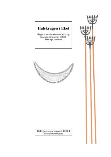 Halskragen i Eket - Blekinge museum