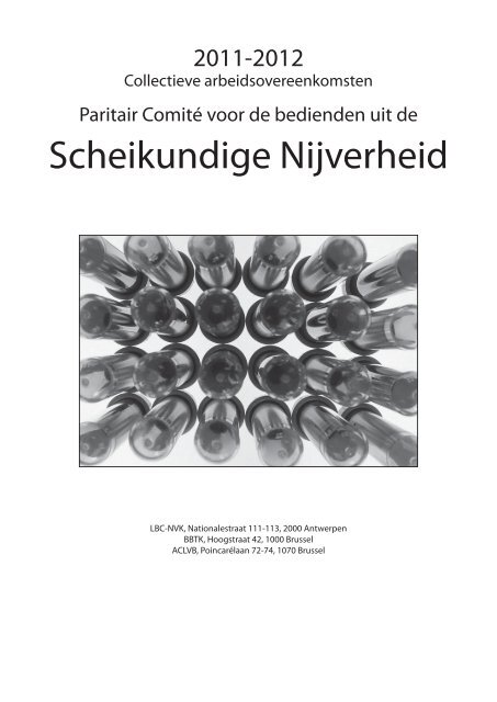 CAO scheikunde 2012 NL.indd - LBC-NVK - ACV