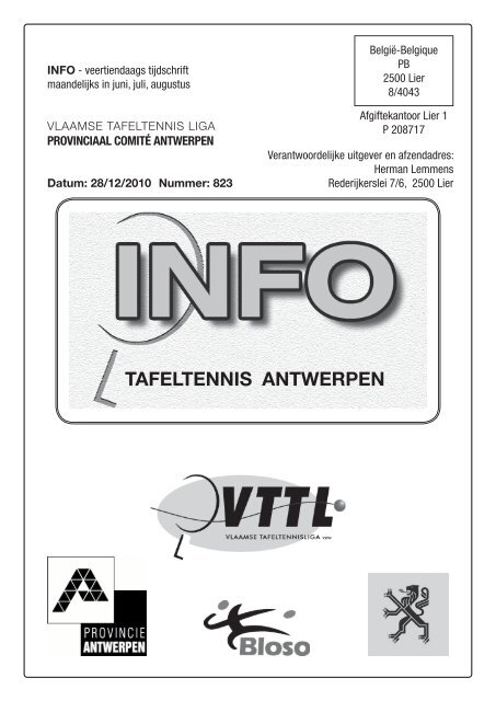 Info 823 - Antwerpen - VTTL