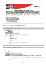 Release notes Sc1x3 @CHIP-RTOS V1.10 ... - Beck IPC Gmbh