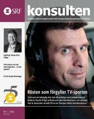 Konsulten nr 1 2011 - Sveriges Redovisningskonsulters Förbund SRF