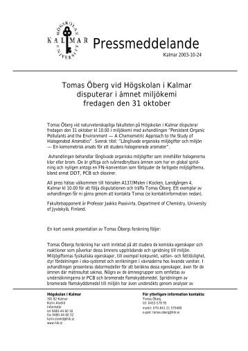 Tomas Öberg - 03.pdf - Högskolan i Kalmar