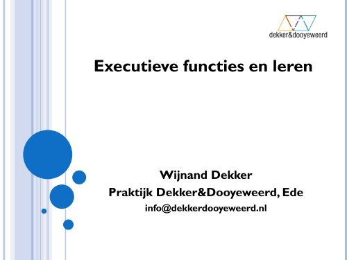 executieve functies - Hogrefe