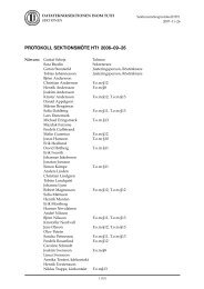 PROTOKOLL SEKTIONSMÖTE HT1 2006--09--26 - D-sektionen