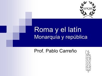 Roma y el latín - Textos PUCP Textos