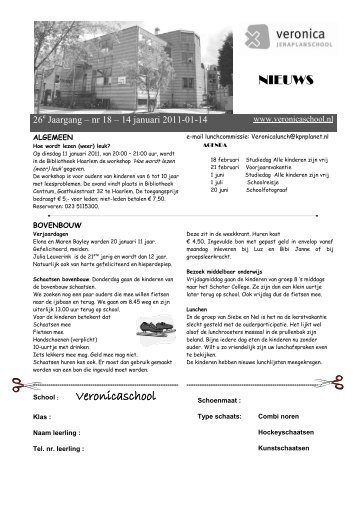 Weekkrant 18 - Stichting Sint Bavo