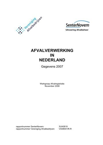 AFVALVERWERKING IN NEDERLAND - Broeikasgassen.nl