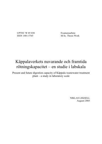 Käppalaverkets nuvarande och framtida ... - Käppalaförbundet