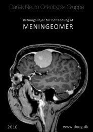Retningslinjer for behandling af meningeomer - Dansk Neurologisk ...