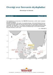 Oversigt over forsvarets skydepladser