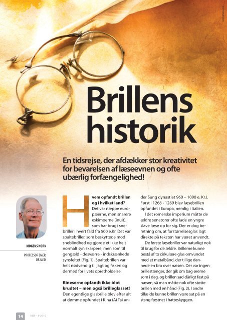 Brillens historik