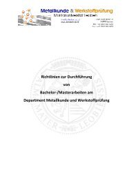 zum Dokument - Department Metallkunde und Werkstoffprüfung ...