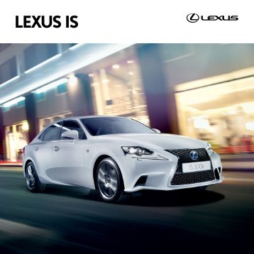 Nya IS Produktbroschyr - Lexus