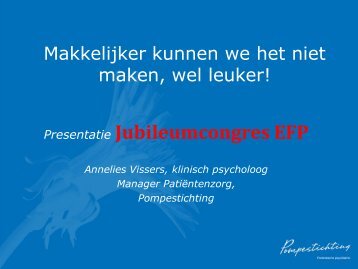 Presentatie Jubileumcongres EFP