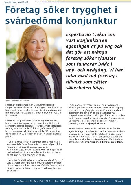 April 2012 - Svea Ekonomi