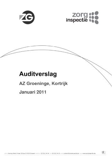 2011-01-14-20-25 IV Audit AZ Groeninge - De Standaard